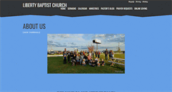 Desktop Screenshot of libertybaptistchurchcolumbia.org